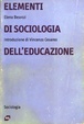 Cover of Elementi di sociologia dell'educazione
