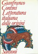 Cover of Letteratura italiana delle origini