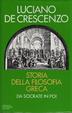 Cover of Storia della filosofia greca
