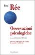 Cover of Osservazioni psicologiche