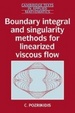 Cover of Boundary integral and singularity methods for linearized viscous flow