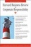 Cover of "Harvard Business Review on Corporate Responsibility"