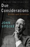 Due Considerations : Essays and Criticism
