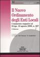 Cover of Il nuovo ordinamento degli enti locali