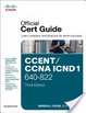 Cover of CCENT/CCNA ICND1 640-822 Official Cert Guide