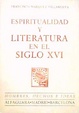 Cover of Espiritualidad y literatura en el siglo XVI