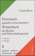 Cover of Wörterbuch der Rechts- und Wirtschaftssprache: Italienisch-deutsch