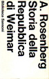 Cover of Storia della Repubblica di Weimar