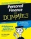 Cover of Personal Finance For Dummies, 5th edition