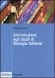 Cover of Introduzione agli studi di filologia italiana