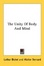 Cover of The Unity Of Body And Mind