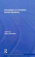 Cover of Innovation in Complex Social Systems