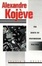 Cover of "Alexandre Kojeve"