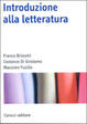 Cover of Introduzione alla letteratura