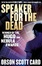 Cover of 'Speaker For The Dead'