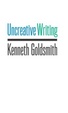 Cover of Uncreative Writing
