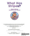 What has stripes?