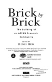 Brick by brick:the building of an ASEAN Economic Community