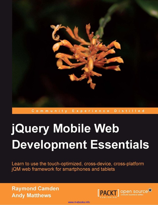 更多有關 JQuery Mobile Web Development Essentials 的事情