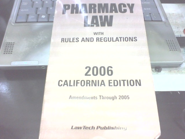 Pharmacy Law with Rules and Regulations的圖像