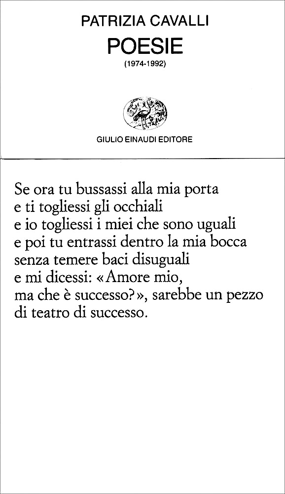 16 Citazioni E Frasi Dal Libro Poesie Di Patrizia Cavalli Anobii