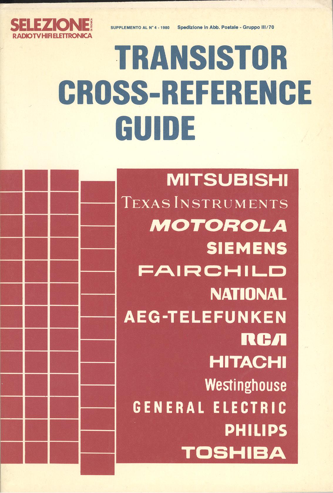 Transistor crossreference guide AA. VV. Anobii