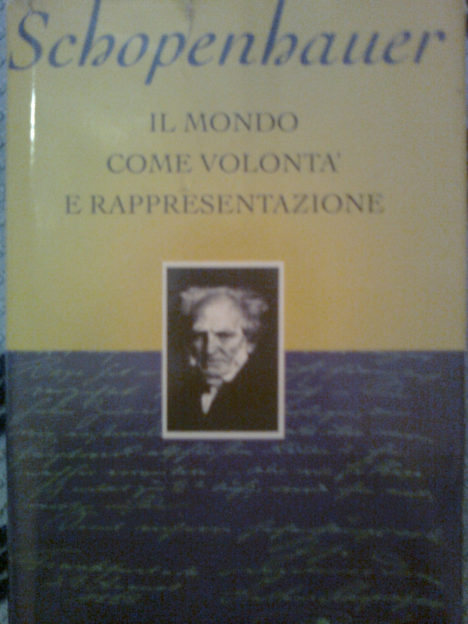 Il mondo come volontà e rappresentazione Arthur Schopenhauer Anobii