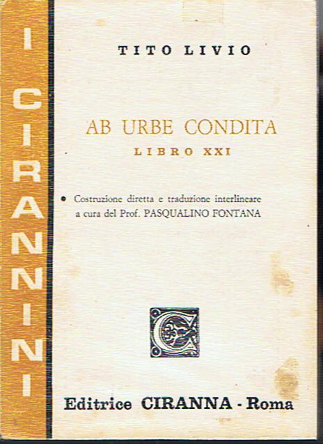 Ab Urbe Condita Libro Xxi Tito Livio Anobii