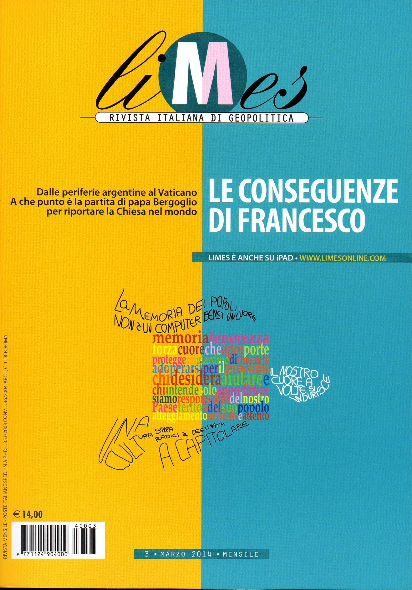 Limes. Rivista italiana di geopolitica n. 3 (Marzo 2014) Giulio